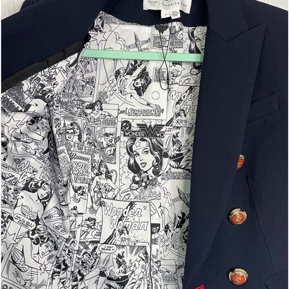 ISO Veronica Beard Wonder Woman Navy Miller Jacket in Size 12 or 14 - Picture 3 of 3